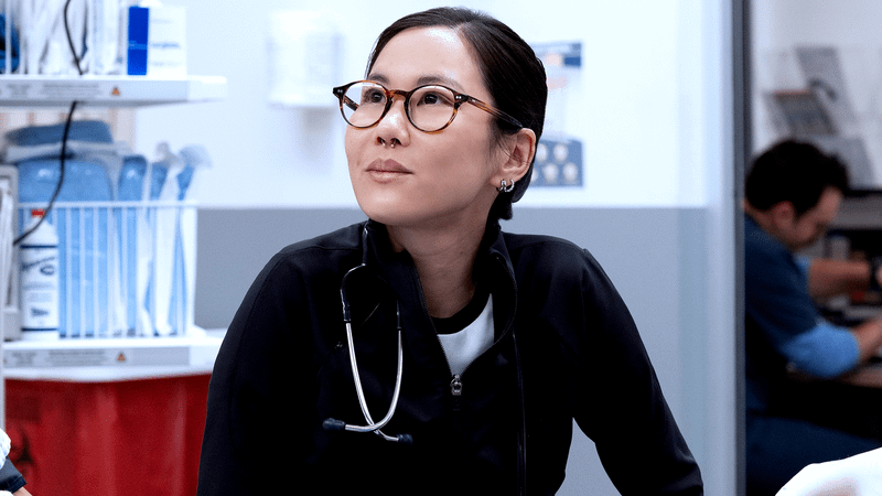 Irene Choi as Joy Kwon in The Pitt Season 2.