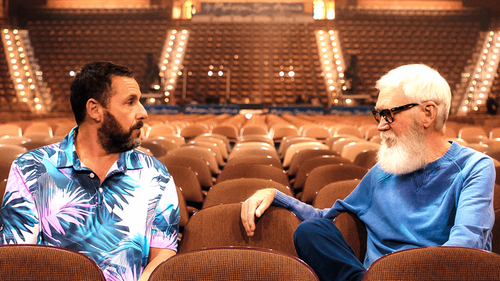 Adam Sandler and David Letterman in My Next Guest