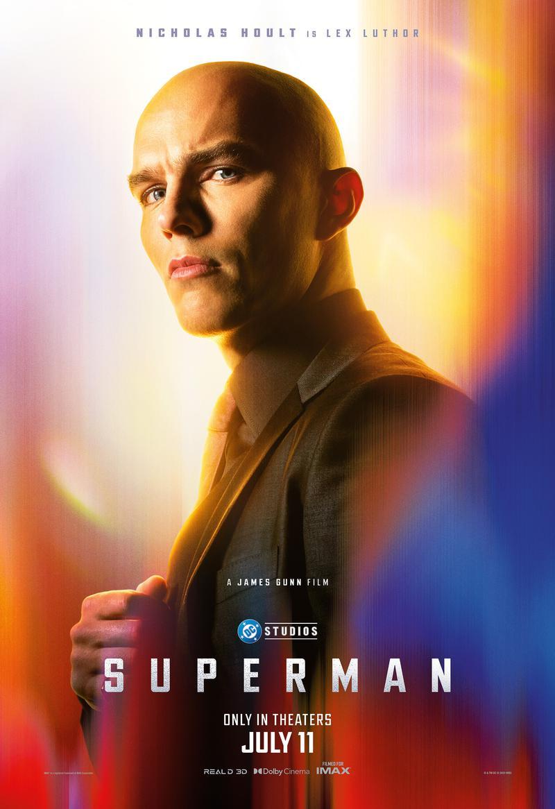 Lex Luthor Nicholas Hoult Superman poster.