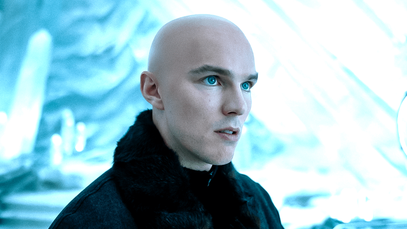 NIcholas Hoult as Lex Luthor in Superman.