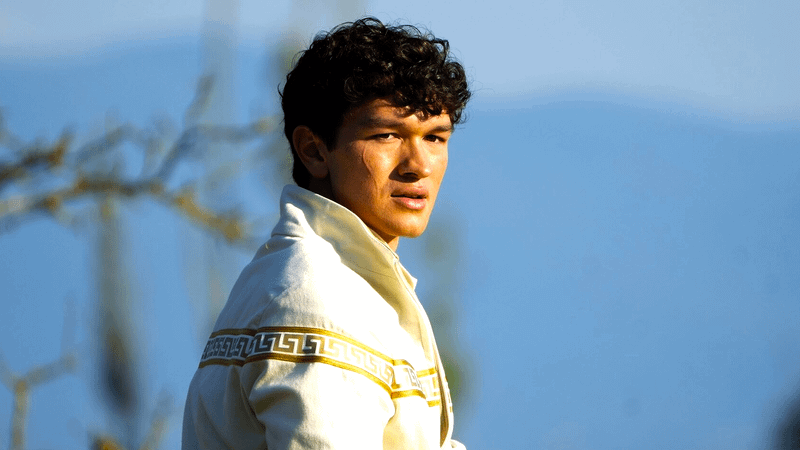 Charlie Bushnell in season 2 of Percy Jackson and the Olympians.