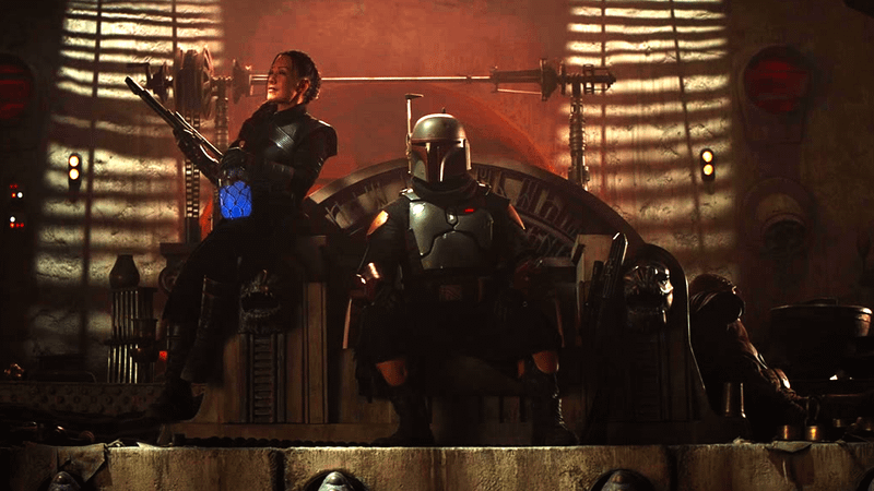 Boba Fett and Fennec Shand in The Mandalorian