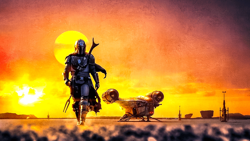The Mandalorian Season 1 key art.