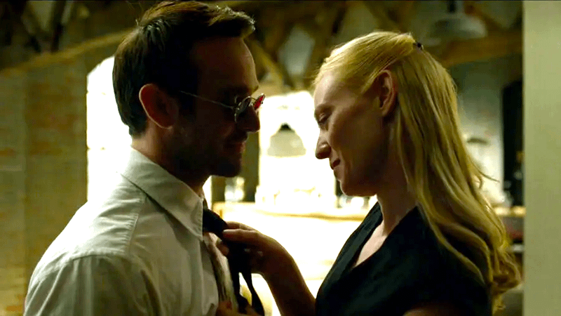 Matt Murdock and Karen Page in Daredevil