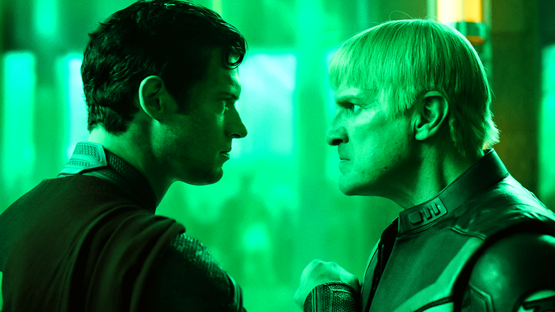 David Corenswet's Superman faces Nathan Fillion's Green Lantern