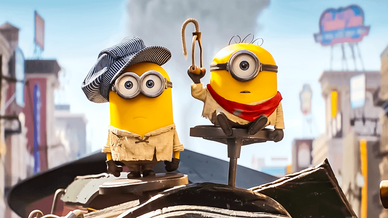 James and Henry the Minion movie makers.