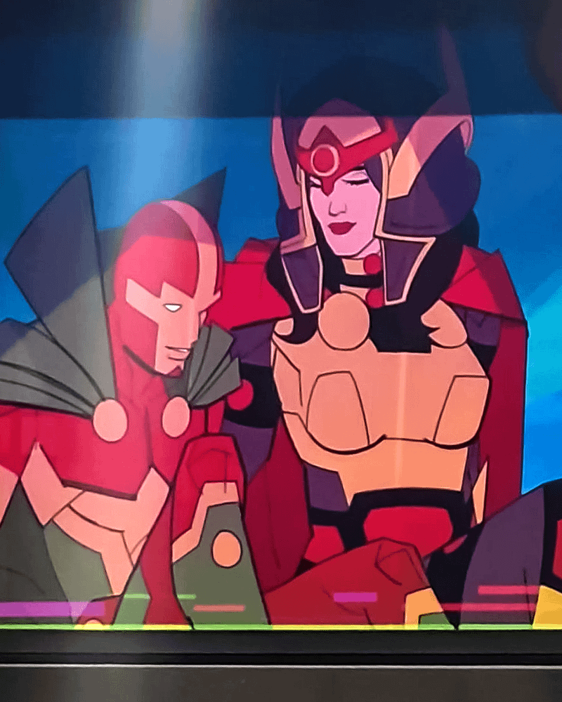 Ad for 'Mister Miracle' series from DC Animation.