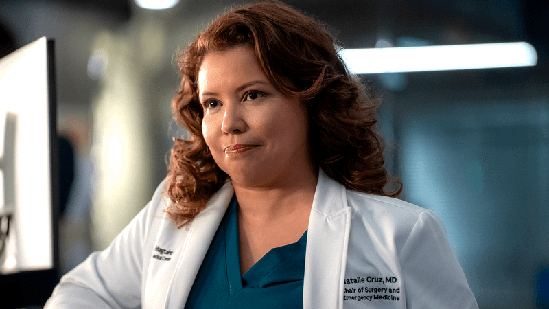 Justina Machado as Dr. Natalie Cruz in Pulse