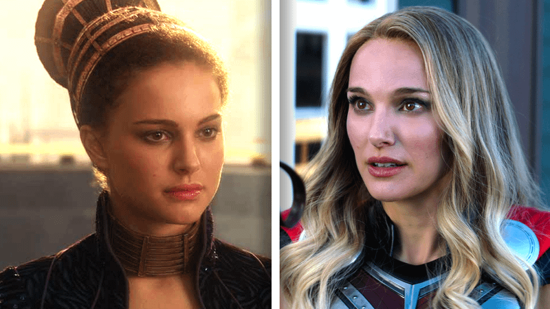 Natalie Portman as Padme Amidala and Mighty Thor