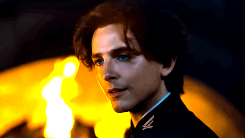 Timothee Chalamet's Paul Atreides.
