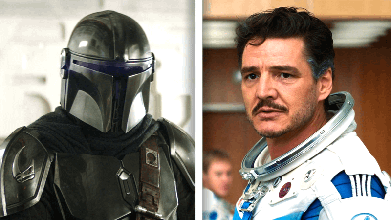 Pedro Pascal as Din Djarin and Reed Richards