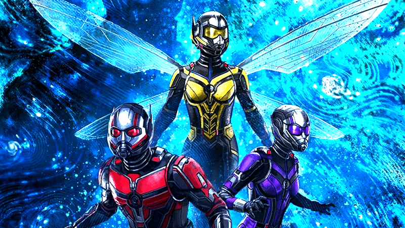 Ant-Man, Wasp, and Stinger together in Ant-Man and The Wasp: Quantumania