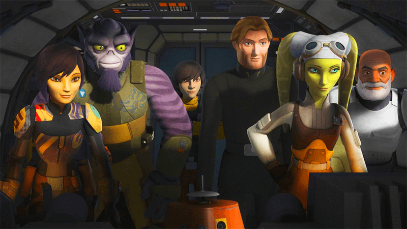 The Ghost Crew in Season 4 of Star Wars Rebels