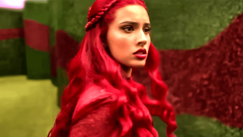 Kylie Cantrall as Red in Descendants: Wicked Wonderland.