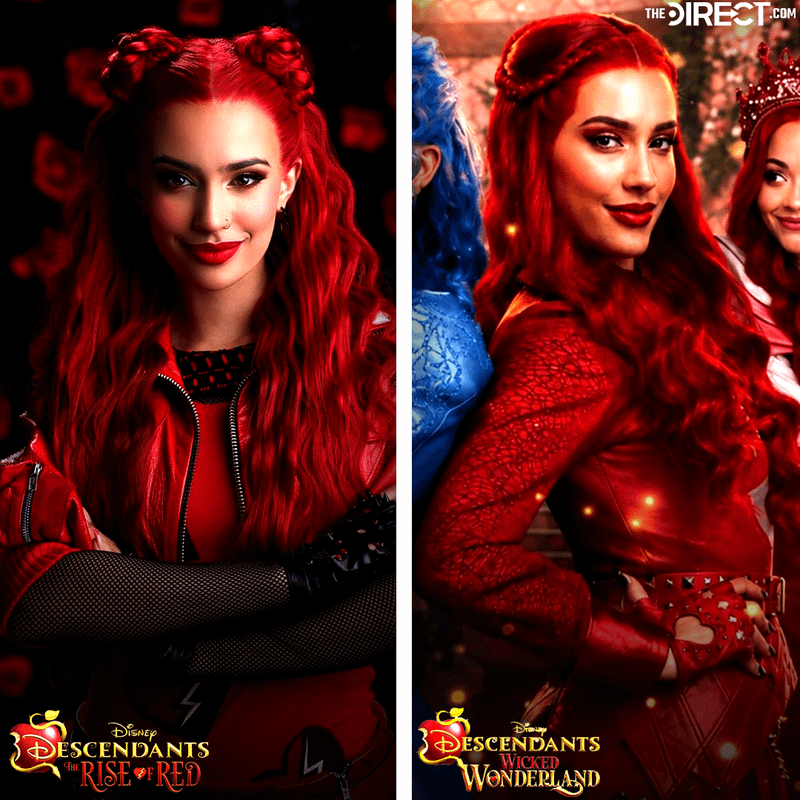 Kylie Cantrall as Princess Red in the Descendants franchise.
