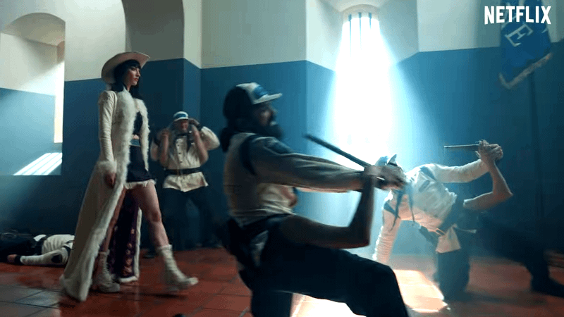 Nico Robin using her powers in One Piece Season 2