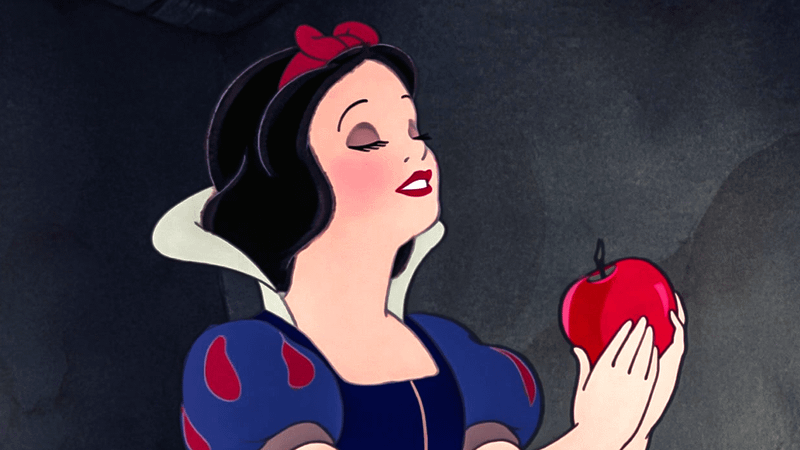 Snow White in Snow White and the Seven Dwarfs.