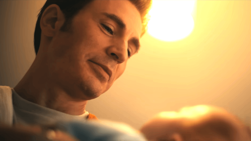 Chris Evans as Steve Rogers in Avengers Doomsday.