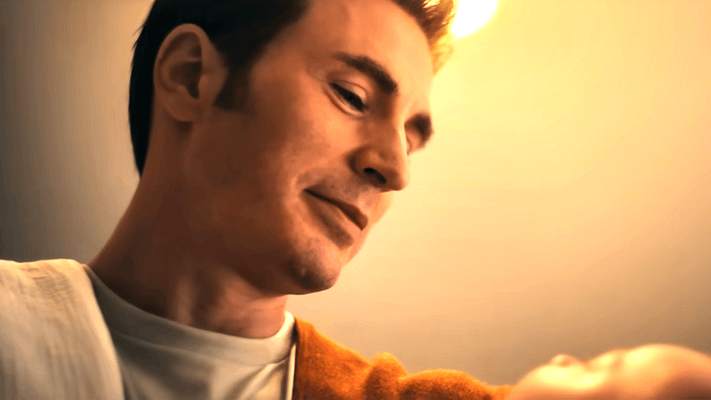 Steve Rogers gazes lovingly at his child with Peggy Carter in Avengers: Doomsday.