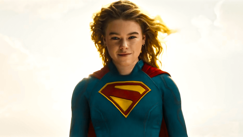 Milly Alcock as Supergirl.