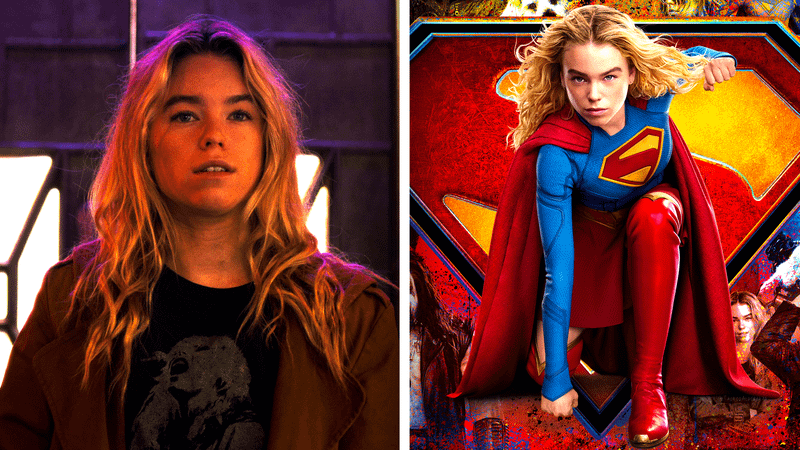 Milly Alcock as Supergirl.