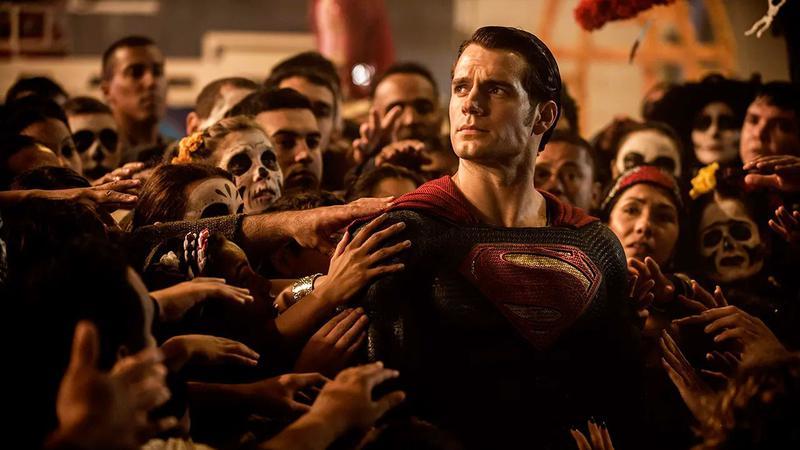 Henry Cavill as Superman in Batman v. Superman.