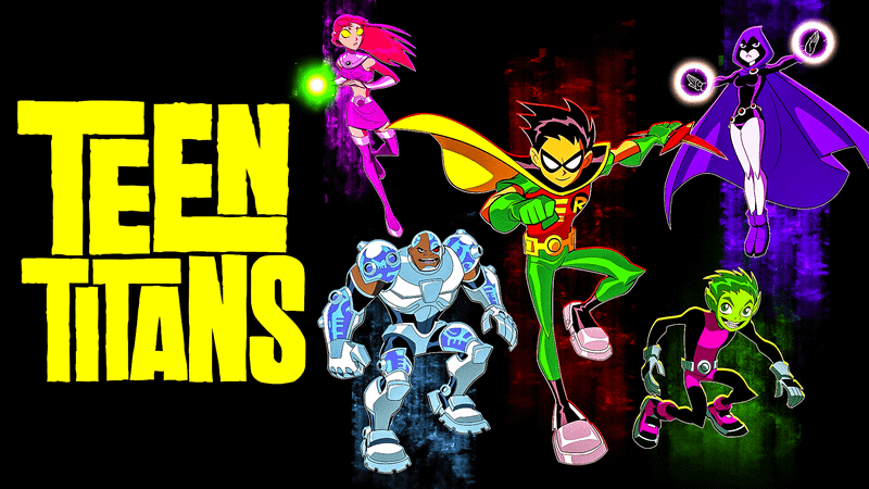 Official Teen Titans poster from Cartoon Network.