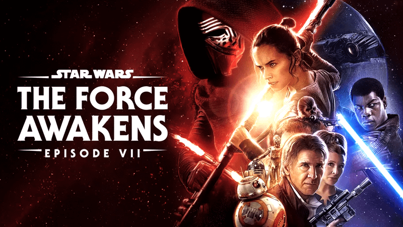 The Star Wars: Force Awakens movie poster