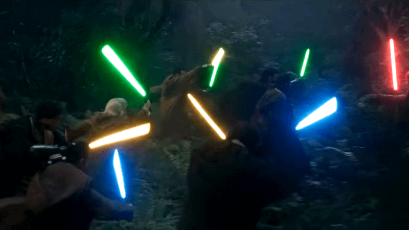 The Acolyte Episode 5's big group fight.