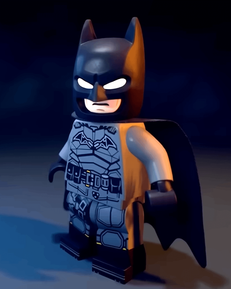 The Batman suit in LEGO Batman 2026 Legacy of the Dark Knight