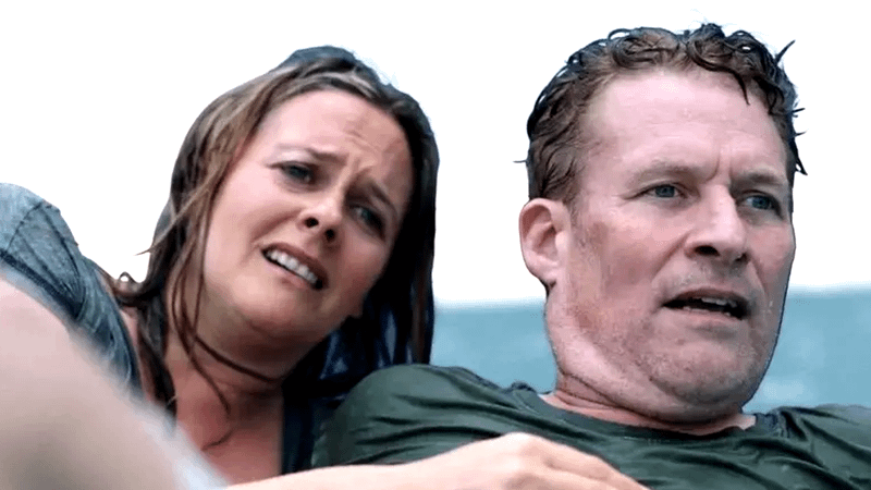 Alicia Silverstone as Jaelyn and James Tupper as Kyle in The Requin.