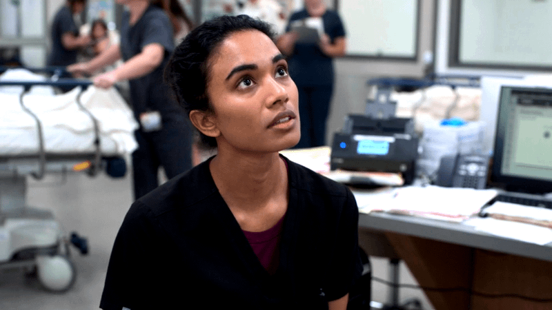 Supriya Ganesh as Dr. Mohan in The Pitt Season 2.