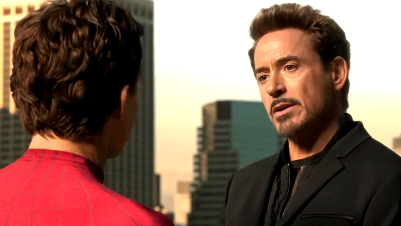 Robert Downey Jr. as Tony Stark.
