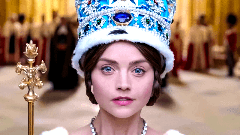 Jenna Coleman as Queen Victoria in Victoria