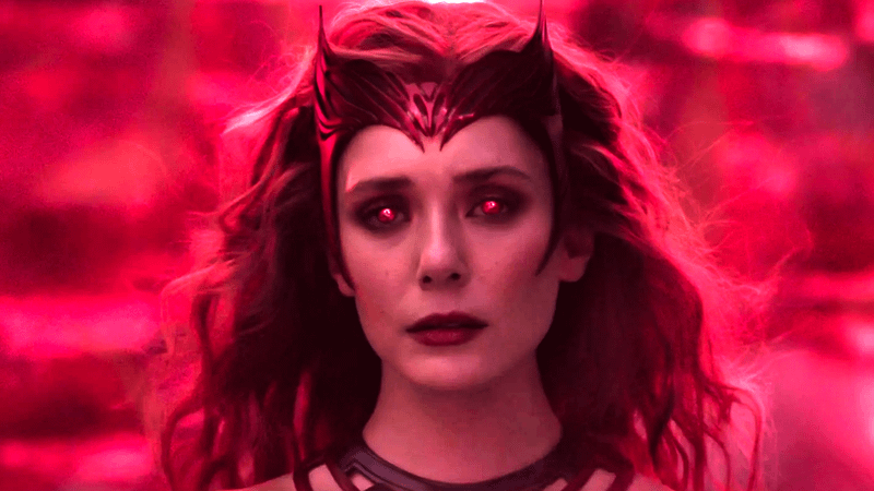 Wanda using her powers in WandaVision.