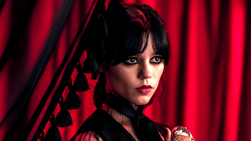 Jenna Ortega as Wednesday Addams in Wednesday