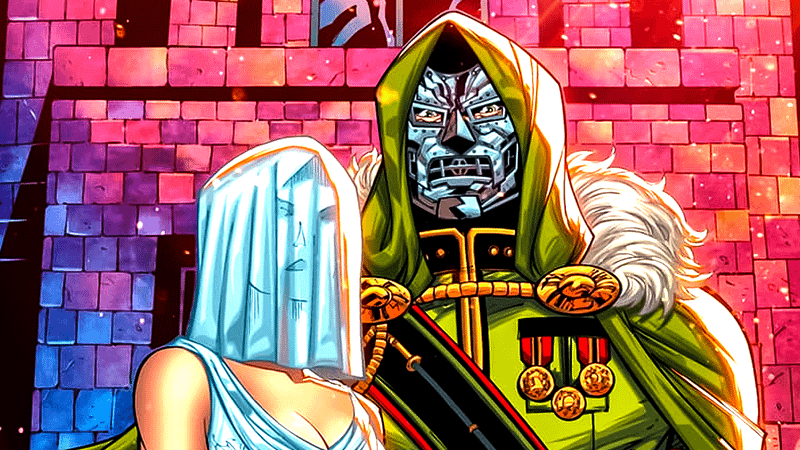 Docto Doom and bride in Marvel Comics