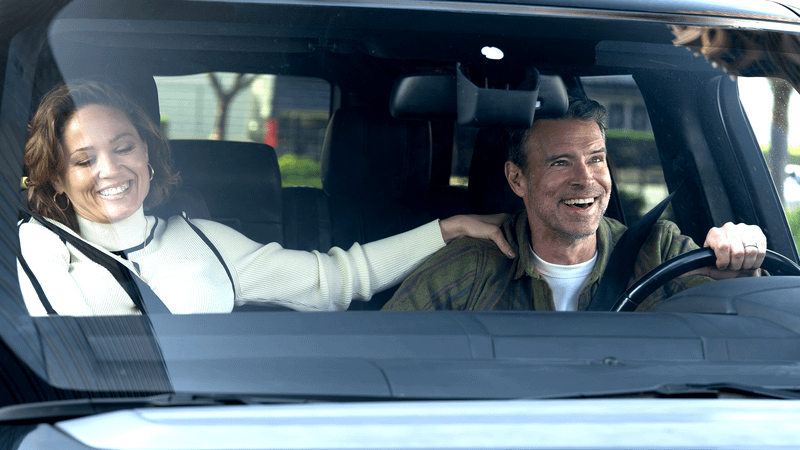 Erika Christensen as Angie & Scott Foley as Seth McDale in Will Trent Season 4, Episode 18.