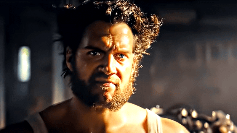 Henry Cavill as The Cavillrine in Deadpool & Wolverine.