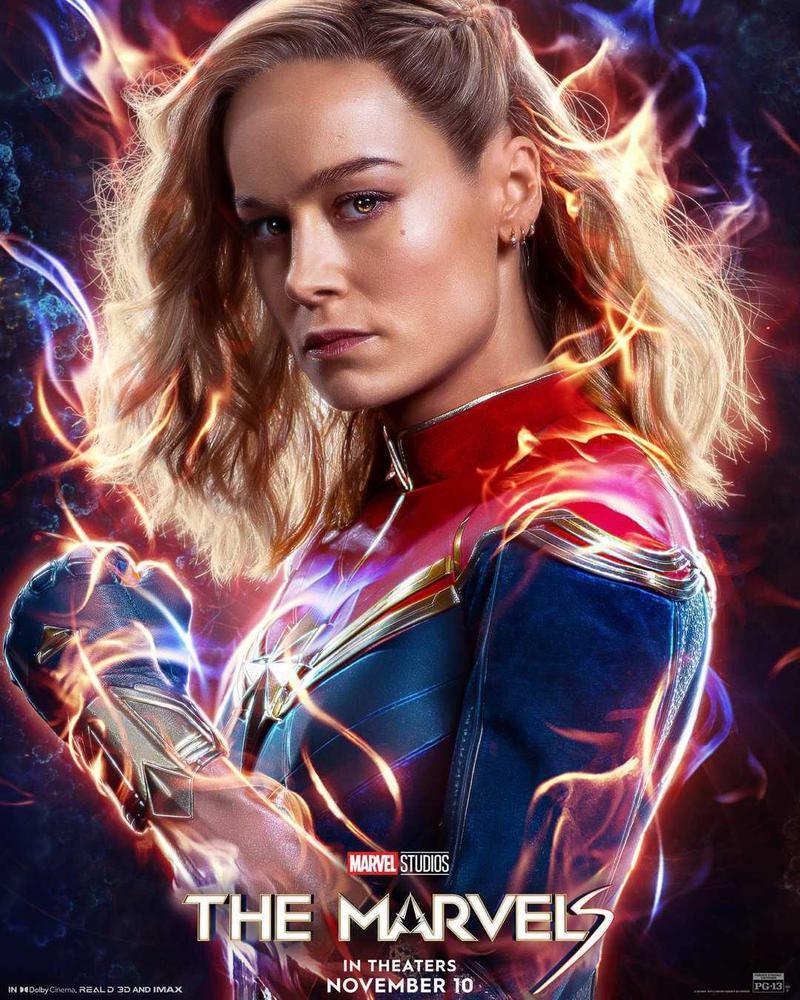 Brie Larson as Carol Danvers in The Marvels