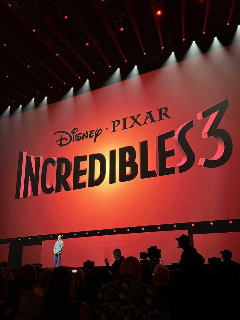 Incredibles 3 Logo at D23 2024