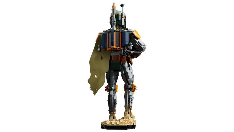 The back of the new Boba Fett LEGO figure.