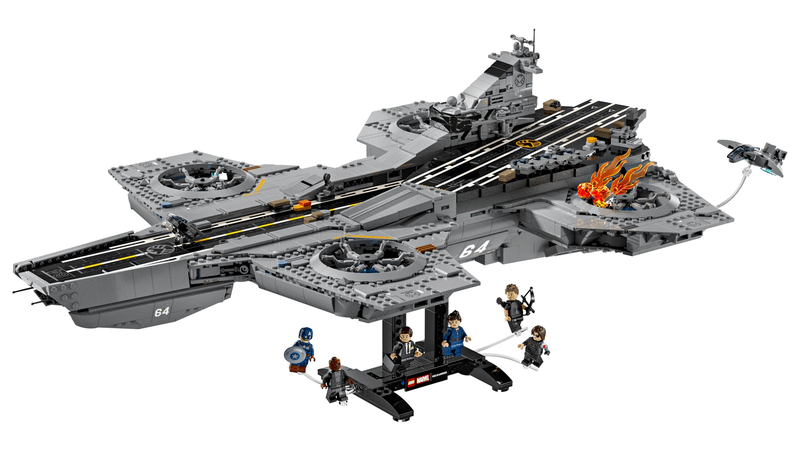 SHIELD Helicarrier LEGO set.