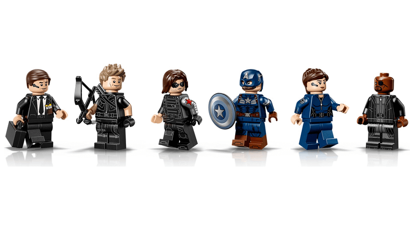The Avengers minifigures for SHIELD Helicarrier set.
