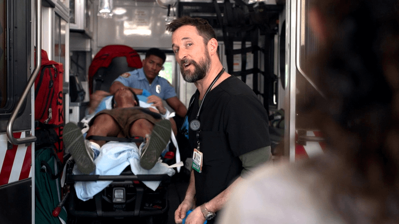 Noah Wyle as Dr. Robby in The Pitt Season 2, Episode 2