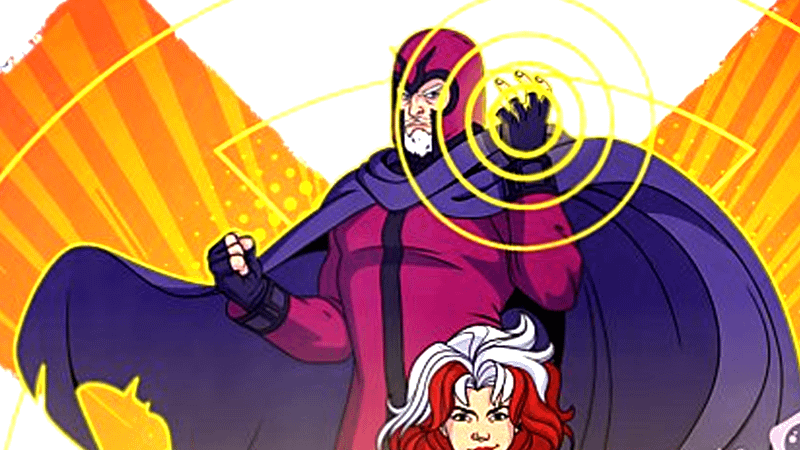 Magneto uses his magnetic powers in X-Men '97 promo art.