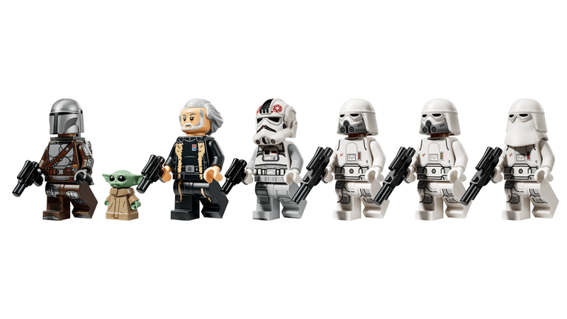 The minifigures of the Imperial Remnant AT-AT with INT-4 LEGO.