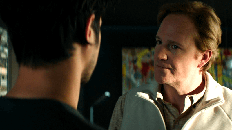 Patch Darragh as Dan Troxler in 56 Days Episode 8.