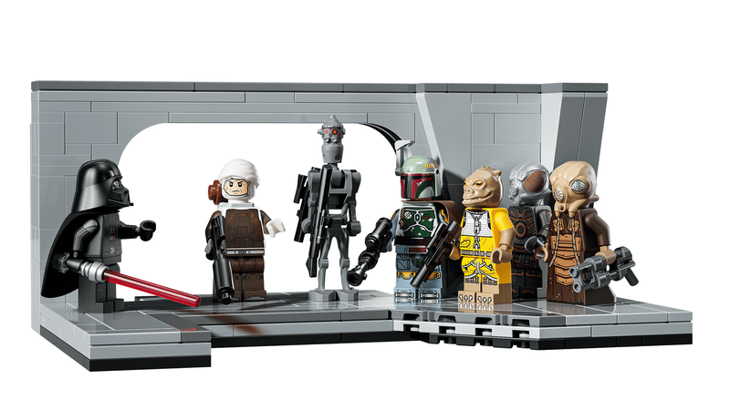 The minifigures from the Executor Super Star Destroyer LEGO set.
