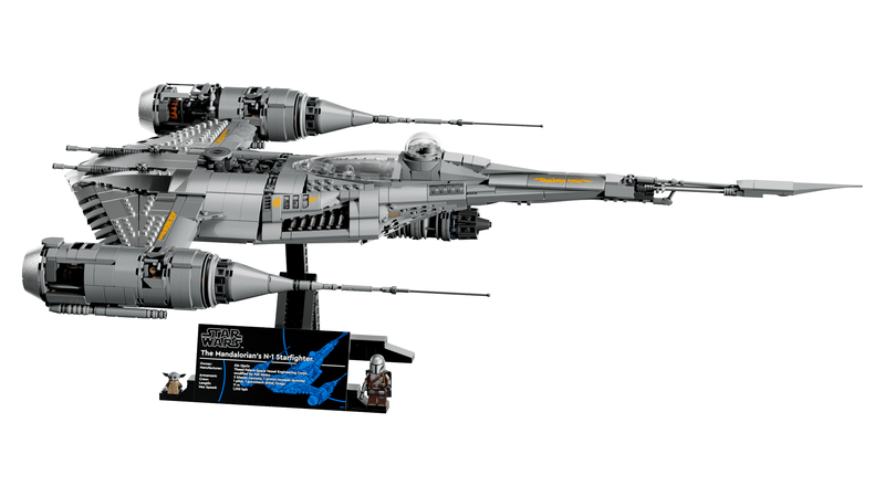 The Mandalorian's N-1 Starfighter LEGO set.